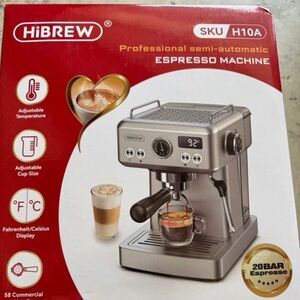 Silver Espresso Machine